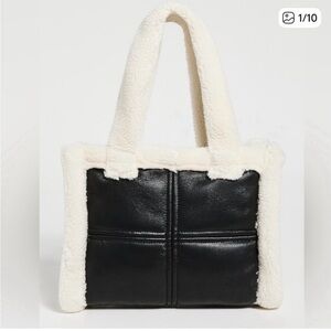 Stand Studio Lola Faux Shearling Tote